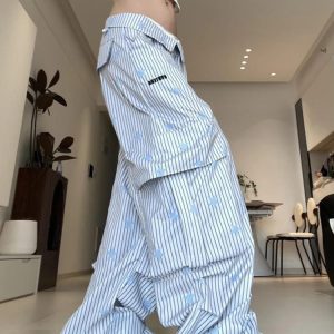 New Style Trends - Skyline Star Cargo Edgy Y2k Pants - Outfit Ideas