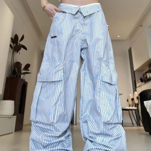 New Style Trends - Skyline Star Cargo Edgy Y2k Pants - Outfit Ideas