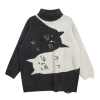 New Style Trends - Sleepy Kittens Cute Oversized Sweater - Outfit Ideas