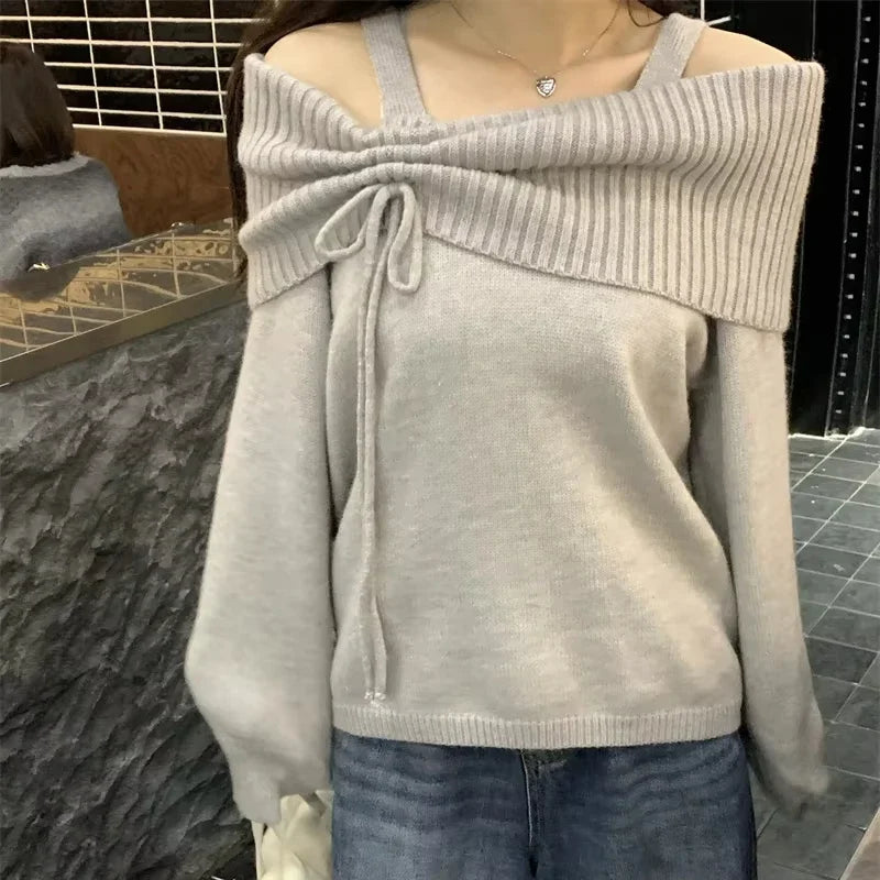 New Style Trends - Soft Whimsy Bow Sweater - Outfit Ideas