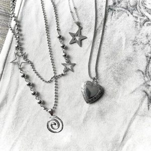 New Style Trends - Spiral Pendant Layered Choker - Outfit Ideas