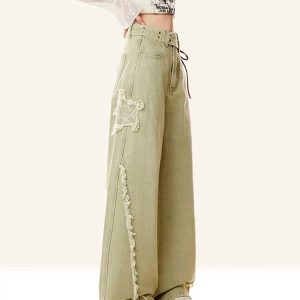 New Style Trends - Starbound Y2k Wide Pants - Outfit Ideas