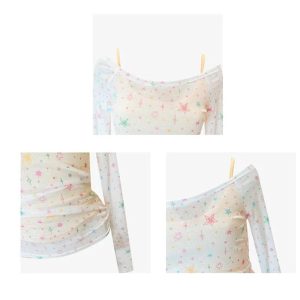 New Style Trends - Starlight Whisper Off-Shoulder Top - Outfit Ideas