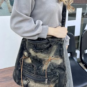 New Style Trends - Stitch Slouch Y2k Bag - Outfit Ideas