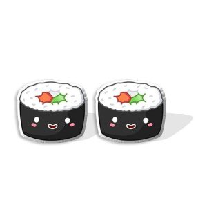 New Style Trends - Sushi Cute Earrings - Outfit Ideas