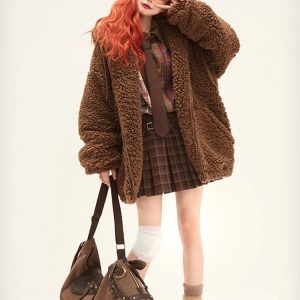 New Style Trends - Teddy Mood Hooded Kawaii Jacket - Outfit Ideas