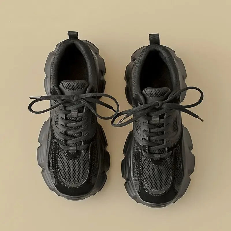 New Style Trends - Violet Mesh Street Edgy Sneakers - Outfit Ideas