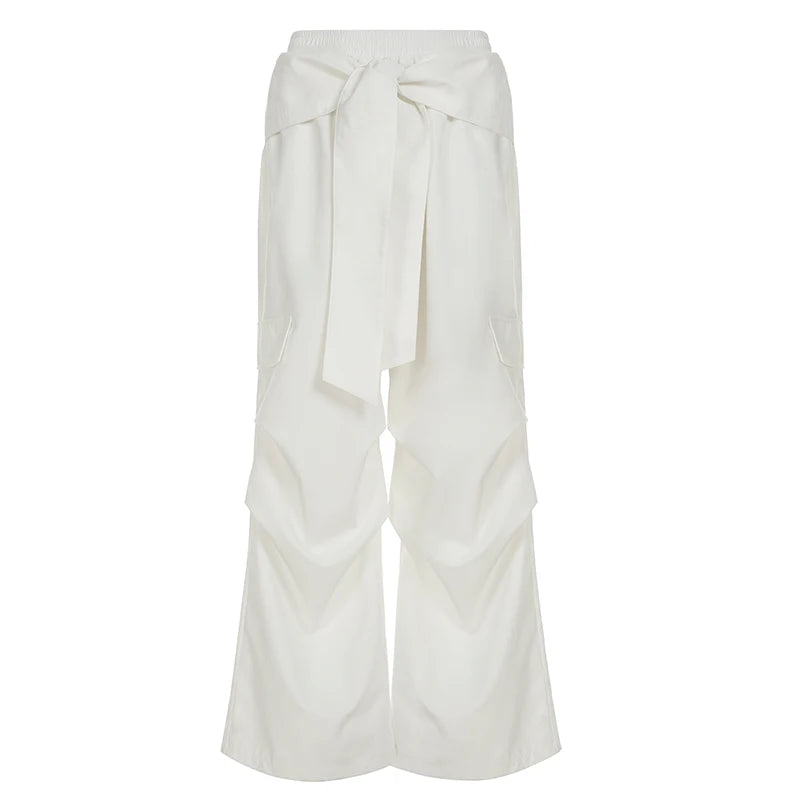 New Style Trends - Wrap Strap Street Cargo Y2k Pants - Outfit Ideas
