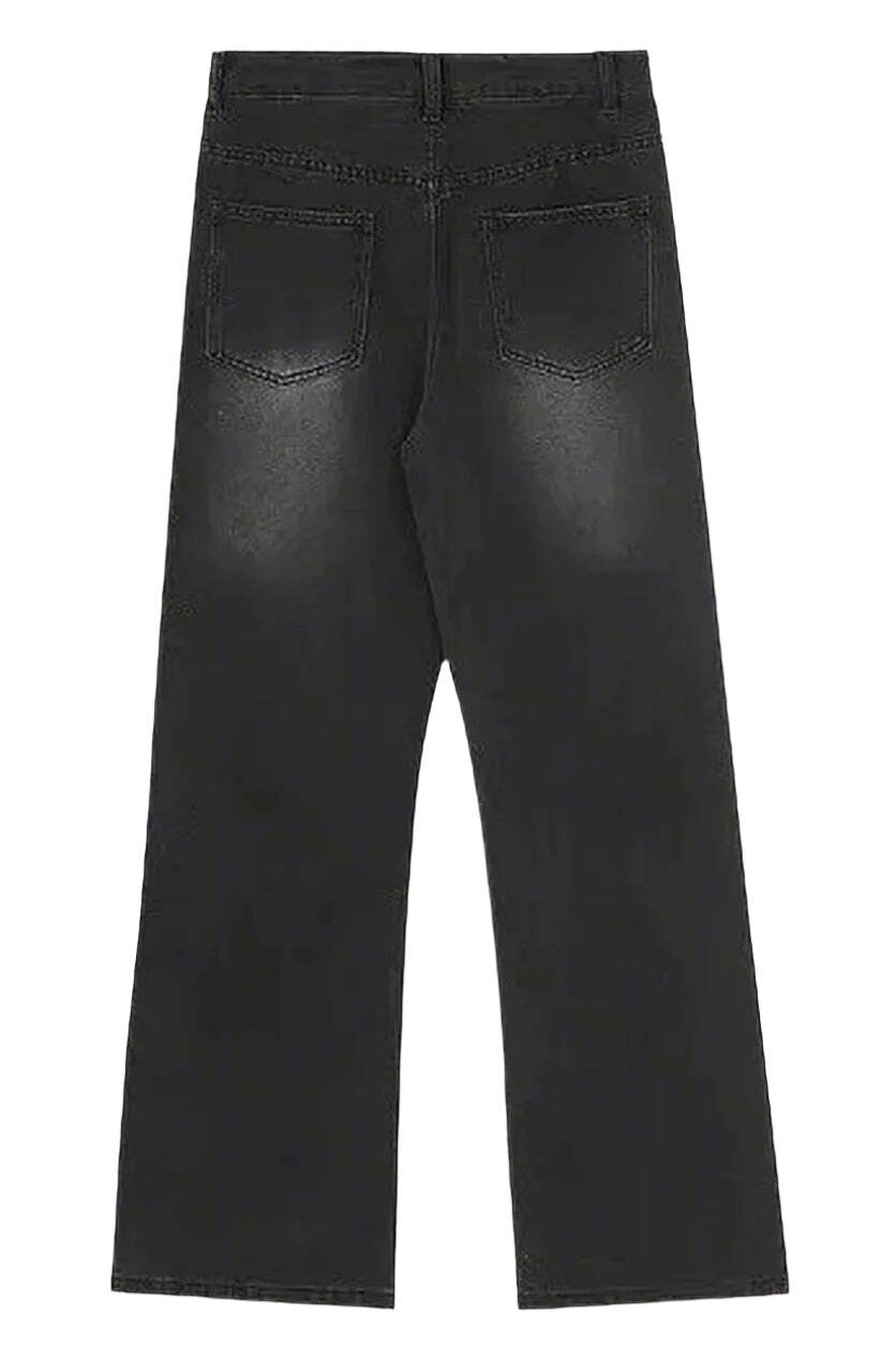 New Style Trends - Y2k Acubi Gradient Star Embroidery Jeans - Outfit Ideas