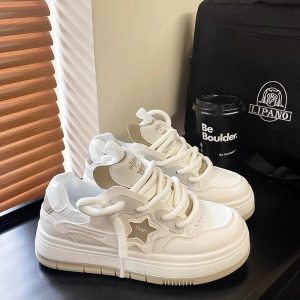 New Style Trends - Y2k Acubi Star Platform Sneakers - Outfit Ideas