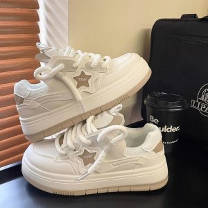 New Style Trends - Y2k Acubi Star Platform Sneakers - Outfit Ideas