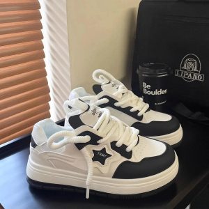 New Style Trends - Y2k Acubi Star Platform Sneakers - Outfit Ideas