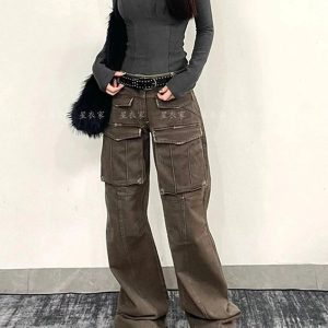 New Style Trends - Y2k Arctic Edgy Cargo Pants - Outfit Ideas