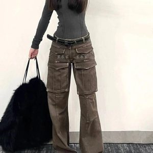 New Style Trends - Y2k Arctic Edgy Cargo Pants - Outfit Ideas