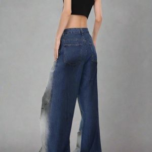 New Style Trends - Y2k Ashen Ruin Distressed Jeans - Outfit Ideas