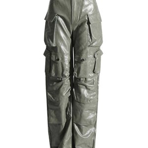New Style Trends - Y2k Bronze Blaze Cargo Pants - Outfit Ideas