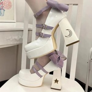 New Style Trends - Y2K Chunky Platform Mary Jane Women's Shoes - Outfit Ideas