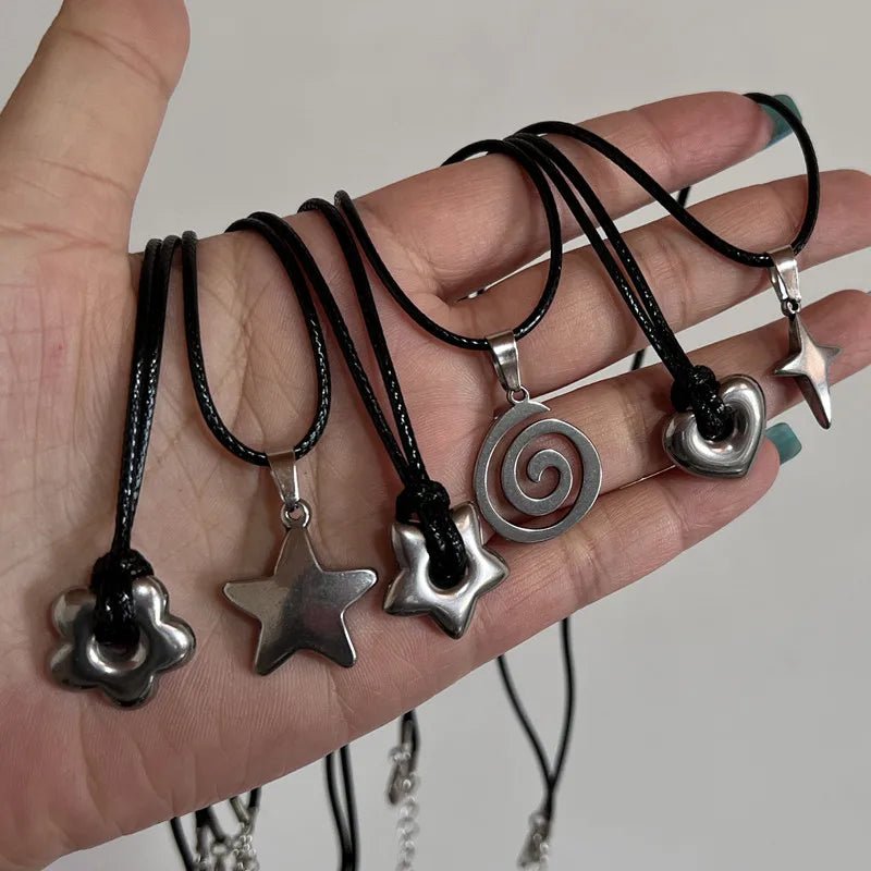 New Style Trends - Y2K Cosmic Pendant Necklace - Outfit Ideas