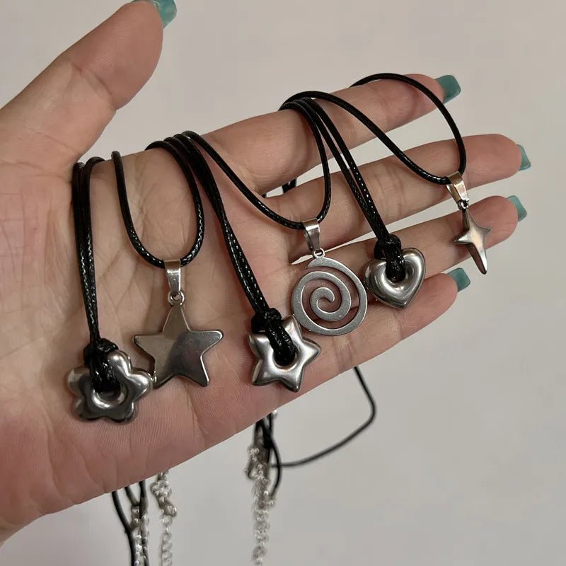 New Style Trends - Y2K Cosmic Pendant Necklace - Outfit Ideas