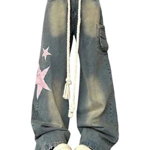 New Style Trends - Y2k Cosmic Trek Cargo Pants - Outfit Ideas