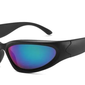 New Style Trends - Y2k Cyberwave Slim Shield Sunglasses - Outfit Ideas