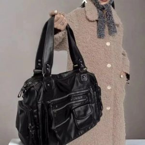 New Style Trends - Y2k Edgy Multi-Pocket Handbag - Outfit Ideas