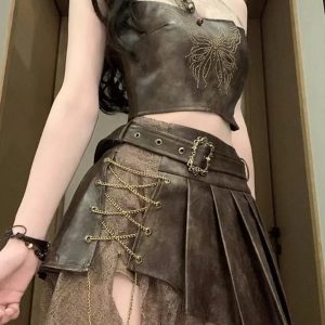 New Style Trends - Y2k Edgy Warrior Outfit Set - Outfit Ideas