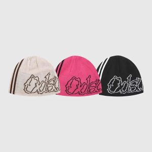 New Style Trends - Y2K Graphic Slouchy Hat - Outfit Ideas