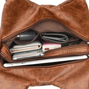 New Style Trends - Y2k Midnight Zipper Accent Shoulder Bag - Outfit Ideas