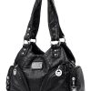 New Style Trends - Y2k Midnight Zipper Accent Shoulder Bag - Outfit Ideas