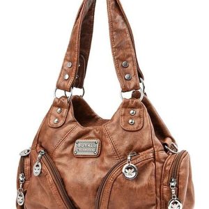New Style Trends - Y2k Midnight Zipper Accent Shoulder Bag - Outfit Ideas