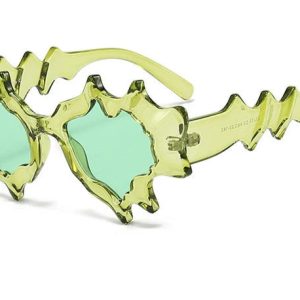 New Style Trends - Y2k Molten Edge Flame Sunglasses - Outfit Ideas