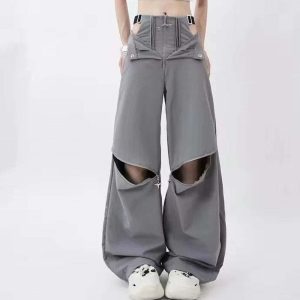 New Style Trends - Y2k Multi-Pocket Cargo pants - Outfit Ideas
