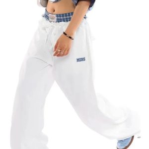 New Style Trends - Y2k Navy Baggy Streetwear Pants - Outfit Ideas