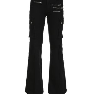 New Style Trends - Y2k Noir Sculpted Pants - Outfit Ideas