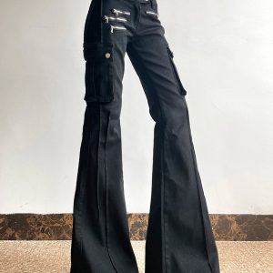 New Style Trends - Y2k Noir Sculpted Pants - Outfit Ideas