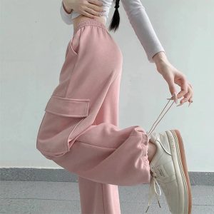 New Style Trends - Y2k Oversized Cargo High Waist Pants - Outfit Ideas