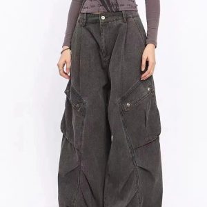 New Style Trends - Y2k Oversized Utility Cargo Pants - Outfit Ideas