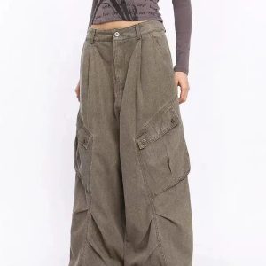 New Style Trends - Y2k Oversized Utility Cargo Pants - Outfit Ideas