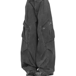 New Style Trends - Y2k Oversized Utility Cargo Pants - Outfit Ideas