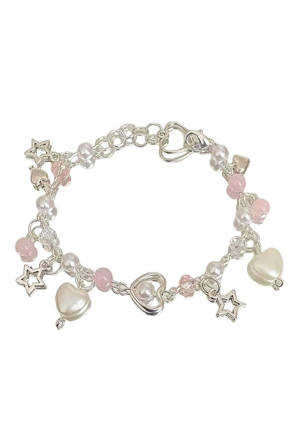 New Style Trends - Y2k Pink Star Pastel Fairy Bracelet - Outfit Ideas