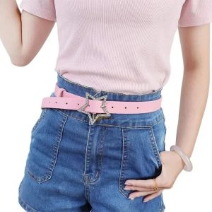 New Style Trends - Y2k Star Buckle Rhinestone Belt - Outfit Ideas