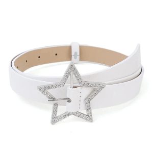 New Style Trends - Y2k Star Buckle Rhinestone Belt - Outfit Ideas