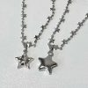 New Style Trends - Y2k Stellar Shine Star Necklace - Outfit Ideas