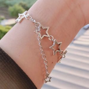 New Style Trends - Y2k Stellar Silhouette Charm Bracelet - Outfit Ideas