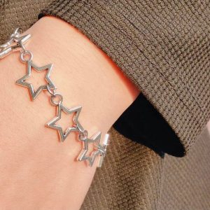 New Style Trends - Y2k Stellar Silhouette Charm Bracelet - Outfit Ideas