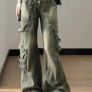 New Style Trends - Y2k Strapped Cargo Pants - Outfit Ideas