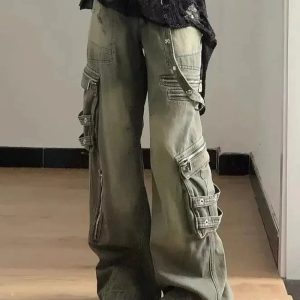 New Style Trends - Y2k Strapped Cargo Pants - Outfit Ideas