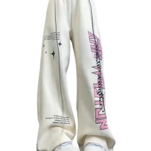 New Style Trends - Y2k Urban Graffiti Lounge Pants - Outfit Ideas