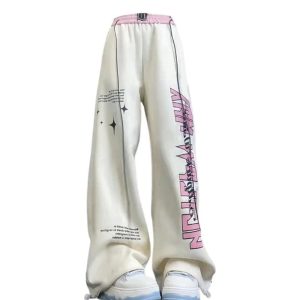New Style Trends - Y2k Urban Graffiti Lounge Pants - Outfit Ideas
